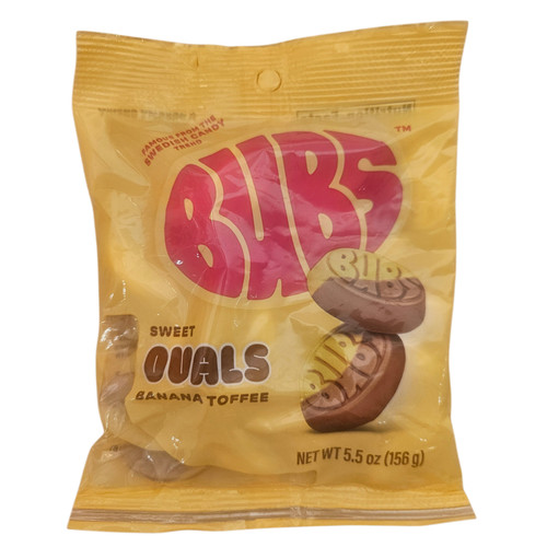 Bubs Sweet Ovals Banana Toffee 156g