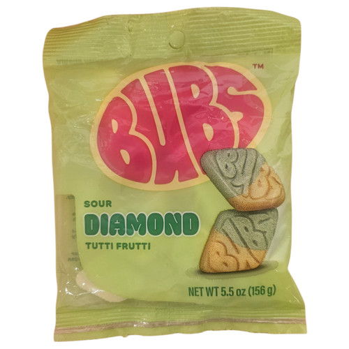 Bubs Sour Diamond Tutti Frutti 156g