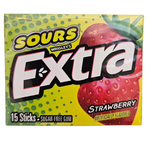 Extra (Strawberry) Bubble Gum Sugarfree Gum 25g