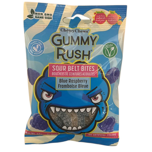 Gummy Rush Sour Belt Bites 60g