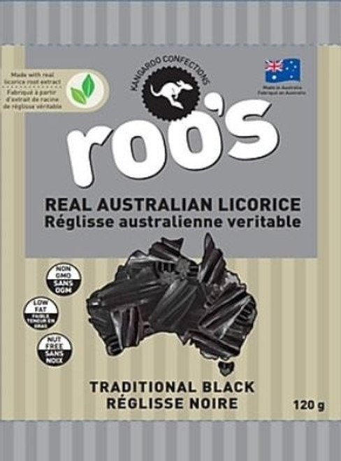 Roo's Australian Licorice - Black 120g