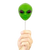 Gummy Alien Head Sour Apple