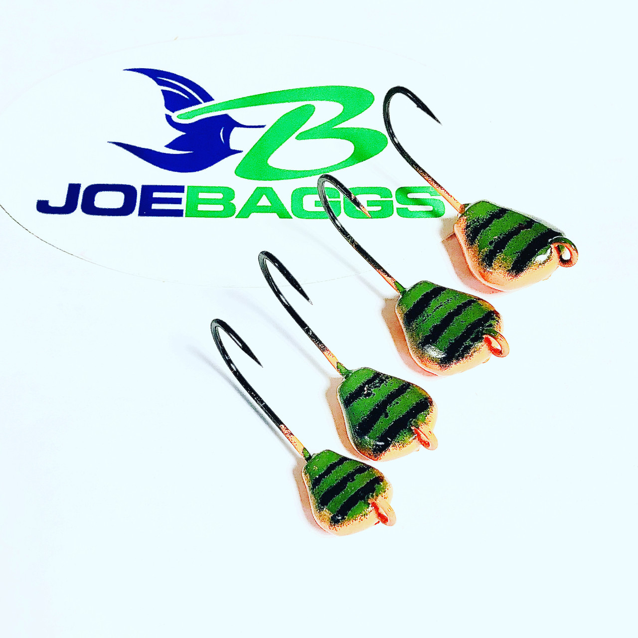 5 pack) Lay Perfect Jigs Green Crab 4xx hooks - Joebaggs Outdoors