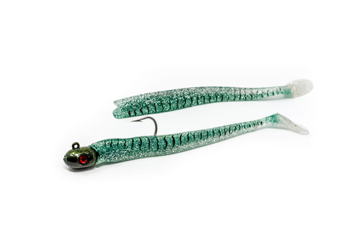 Patriot Fish  Green  Mackerel (3 bodies +jig)