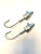 2oz built with a 8/0 Mustad Hook
3 to 6 oz built with a 9/0 Mustad Hook 