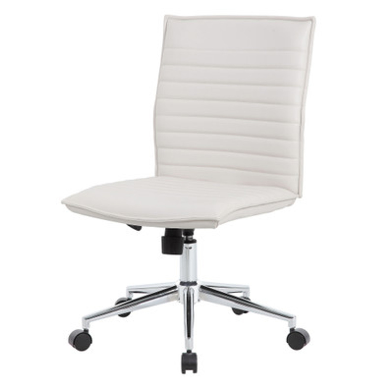 Ridge | Executive Mid Back Armless, Ribbed Back Task Chair w