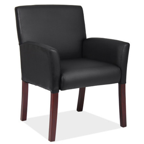 Bowery Collection | Retro Style Guest Chair with Wood Legs
