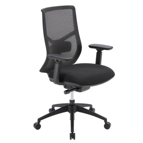 Starlight High Back Max Task Chair with Black Frame and Seat Slider