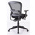 Spice Collection Mid Back Chair, Mesh Back, Black Upholstered Seat with Black Frame 1