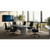 Starlight High Back Luxe Task Chair with Black Frame and Seat Slider