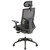 Starlight High Back Luxe Task Chair with Black Frame and Seat Slider