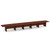 OS Laminate Conference Tables | Expandable Boat Shaped Conference Table with Elliptical Base - 24'