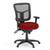 CoolMesh | Multi Function, Mid Back Chair with Seat Slider and Black Frame
