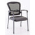 CoolMesh | Mesh Back Guest Chair with Arms and Titanium Gray Frame