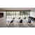 Orion Armless Nesting Chair with Black Frame - Set of 2