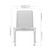 Orion Armless Nesting Chair with Black Frame - Set of 2