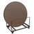 Melamine Folding Tables Edge Stacking Round Table Truck