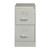 Steel Vertical File Collection 2 Drawer Vertical File Cabinet, 25" Deep, Legal
