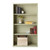 Steel Bookcase Collection 4 Shelf Metal Bookcase, 60" High