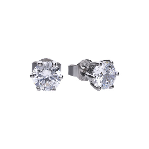 Carats Collection Claw Set 1ct Solitaire Earrings