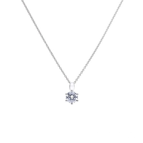 Carats Collection Claw Set 1.5ct Solitaire Necklace