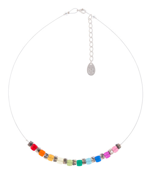 Carrie Elspeth Rainbow Sparkle Links Necklace