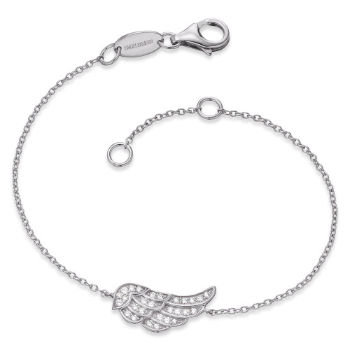 Buy Personalized Angel Wing Bracelet, Heart Bracelet, Initial Heart,  Memorable Bracelet, Mother's Bracelet, Gold Wing, Silver Wing, Infant Loss  Online in India - Etsy