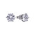 Carats Collection Claw Set 2ct Solitaire Earrings