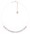 Carrie Elspeth Pastel Crackle Globes Necklace Links