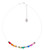 Carrie Elspeth Rainbow Sparkle Links Necklace