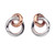 Hot Diamonds Eternal Earrings Rose Gold Plate accents