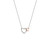 Hot Diamonds Togetherness Open Heart Pendant - Rose Gold Plate Accents