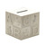 Silver Plated Cube ABC Money Box