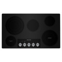 Kitchenaid® 36" Electric Cooktop with 5 Elements and Knob Controls KCES556HSS
