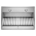 Kitchenaid® 36" 585 or 1170 CFM Motor Class Commercial-Style Wall-Mount Canopy Range Hood KVWC906KSS