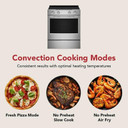Kitchenaid® 5.3 Cu. Ft. Smart Slide-in Electric Range with Convection Cooking Modes YKSES330SPS