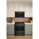 Kitchenaid® 5.0 Cu. Ft. Smart Slide-in Gas Range with Convection Cooking Modes and 2-in-1 Burner KSGS530SBE