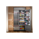 Kitchenaid® 25.5 Cu. Ft. 42" Built-In Side-by-Side Refrigerator with Platinum Interior KBSN742SJP