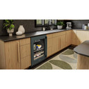 Kitchenaid® 24" Beverage Center with Glass Door and Wood-Front Racks KUBL524SJP