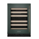 Kitchenaid® 24" Undercounter Wine Cellar with Full-Extension Wood-Front Racks KUWL524SJP