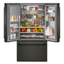 Kitchenaid® 30 cu. ft. French Door Refrigerator with Exterior Water and Ice KRFF436SBE