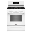 Whirlpool® 30-inch Gas Range with Air Cooking Technology and Steam Clean WFGS4530SW