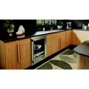 Kitchenaid® 24" Beverage Center with Glass Door and Metal-Front Racks KUBR524SSB