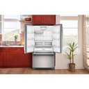Kitchenaid® 22 Cu. Ft. 36-Inch Counter-Depth French Door Refrigerator with Internal Water Dispenser KRFC136TPS