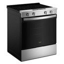 Whirlpool® 30-inch Electric Smart Range with No Preheat Mode and Steam Clean YWSES3330TS