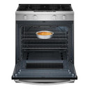 Whirlpool® 30-inch Gas Smart Range with No Preheat Mode and Steam Clean WSGS3330TS