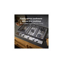 Kitchenaid® Gas-on-Metal Cooktop with 5 Versatile Burners and Edge-to-Edge Cast-Iron Grates KCGK330SSS