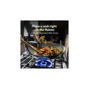 Kitchenaid® Gas-on-Metal Cooktop with an Integrated Wok Grate and CookShield™ Finish KCGK530SBE