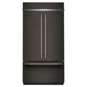 Kitchenaid® 24.2 Cu. Ft. 42" Built-In French Door Bottom Mount Refrigerator with Platinum Interior KBFN542SBE