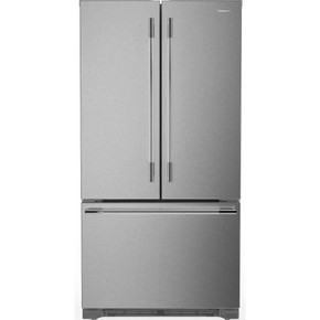 Kitchenaid® 22 Cu. Ft. 36-Inch Counter-Depth French Door Refrigerator with Internal Water Dispenser KRFC136TPS